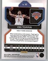 Vista 2 de Obi Toppin 2021-22 Panini Prizm #141 NM++ Knicks Basketball NBA