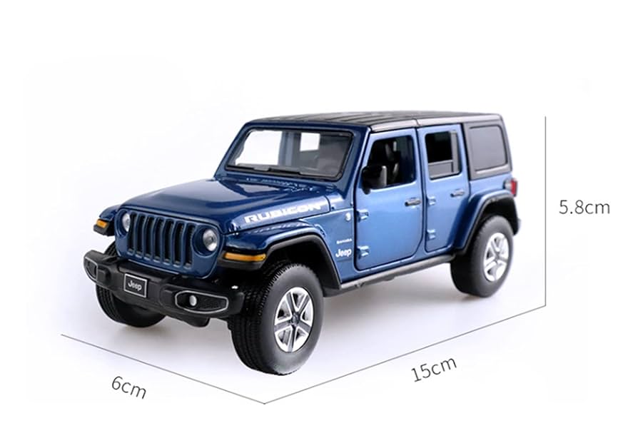 Jeep Wrangler 4x4 ミニカー Amazon.com: 4 Door Wrangler Sahara Hard Top SUV Model Car
