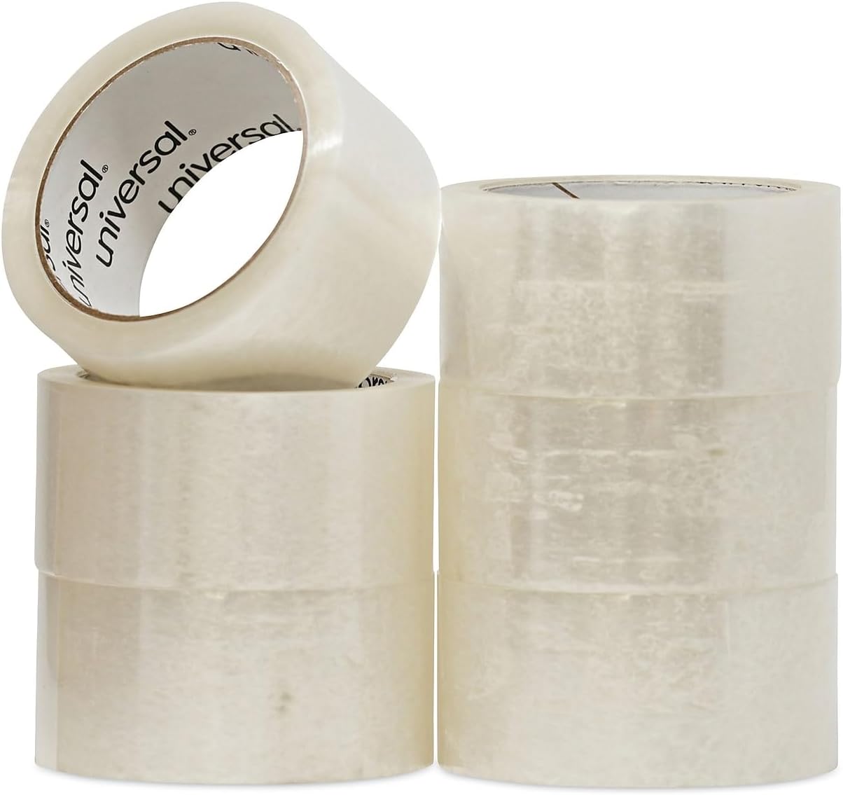 Universal Box Sealing Tape, 6/Box