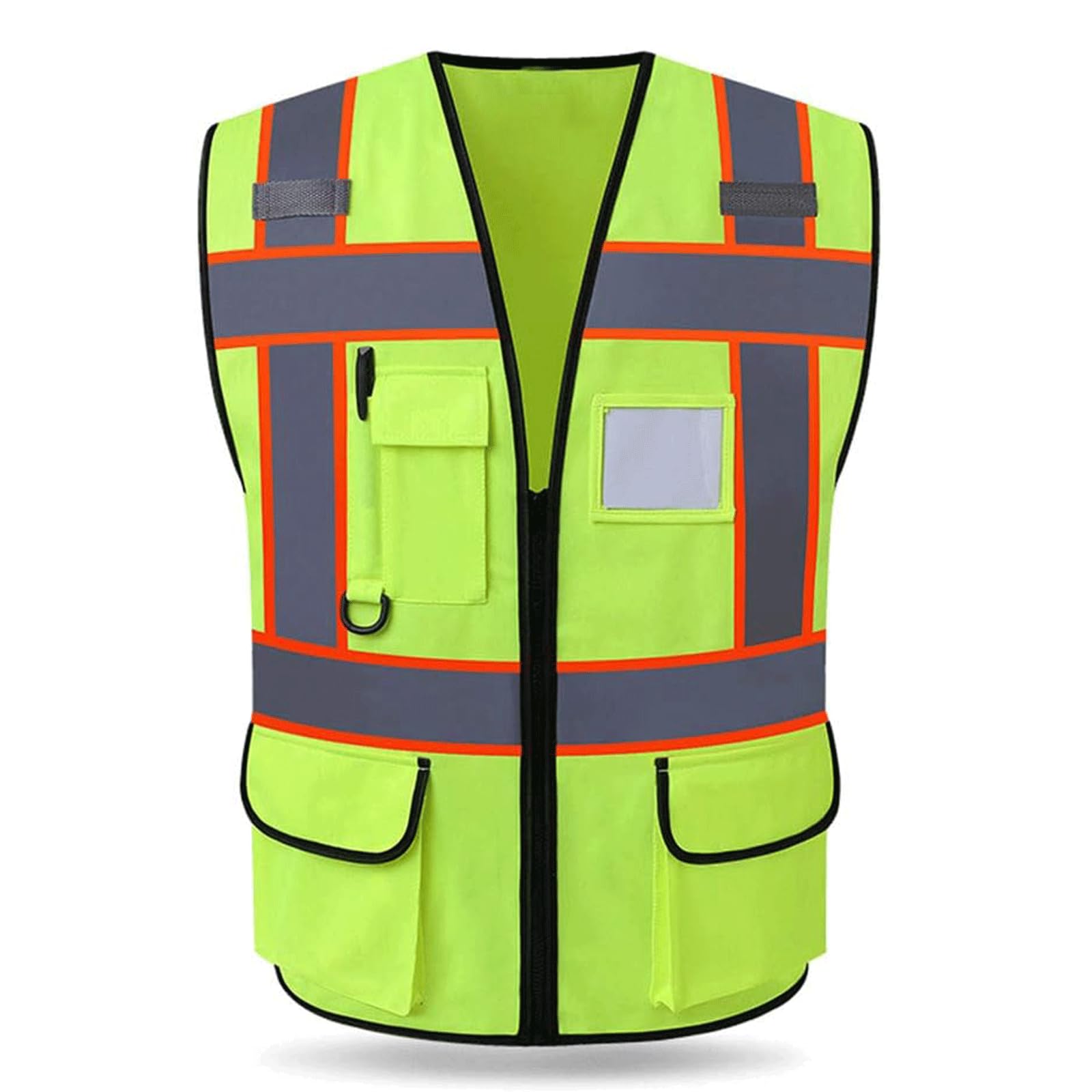 Chaleco de seguridad portátil, chaleco reflectante Chaleco de seguridad Traje reflectante for exteriores Chaleco reflectante de alta visibilidad for correr