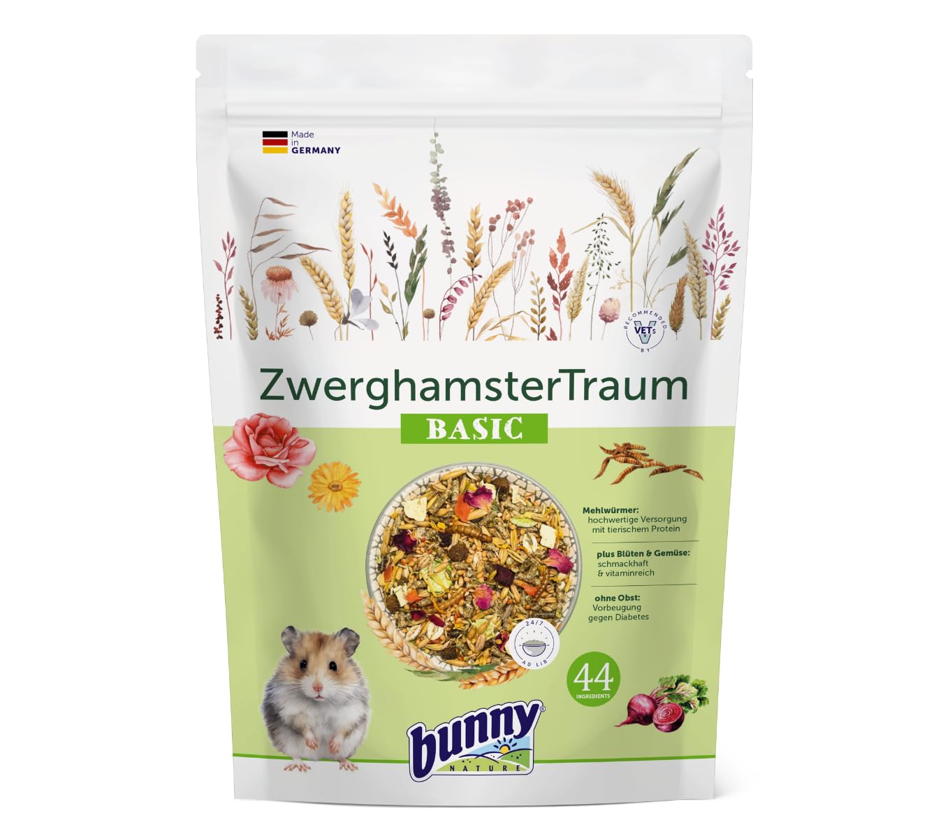 Bunny Nature Dwerghamsterdroom Basic-600 GR