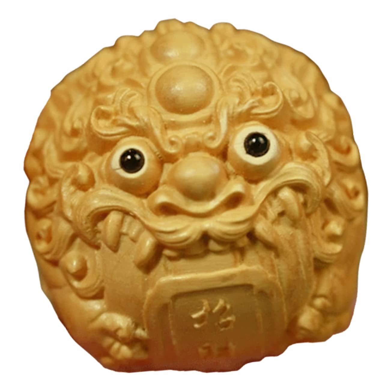 Boxwood Ornament Hand Exercise Balls Workout Balls for Exercise Pi Yao Tea Pet Wooden Kylin Statue Brass Protection Charm Balls Hand Balls Wood Tool Handheld