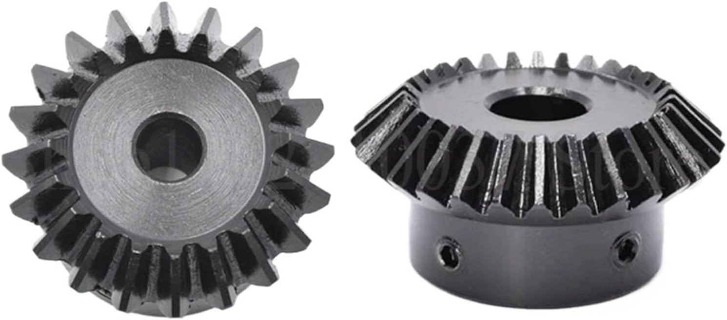 1:1 Bevel Gear 1/1.5M 20/25/30Teeth 45# Steel 90 Degrees Angle Hole Bore 5-14mm 1Pcs(14mm,1.5M 25 Teeth)