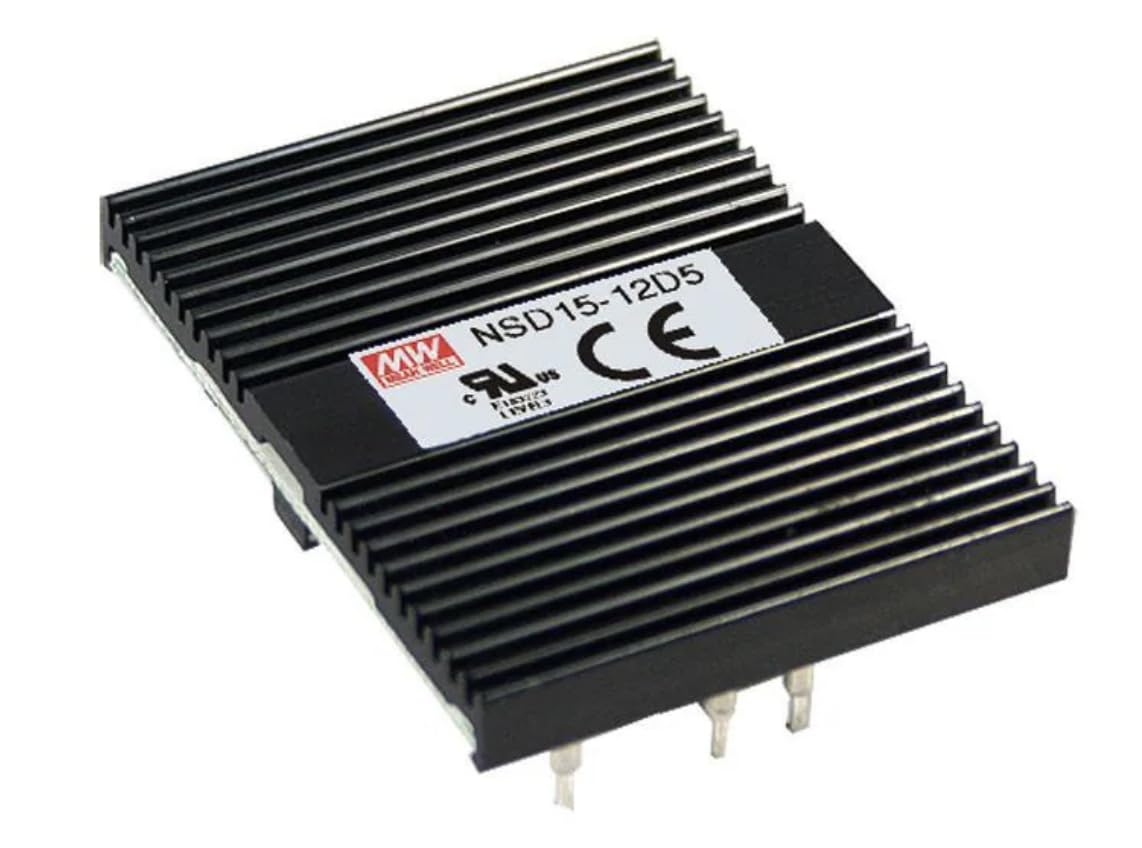 NSD15-12D12,Isolated DC/DC Converters - Through Hole 12V/0.62A -12V/0.62A 15W, W/EMI Filter