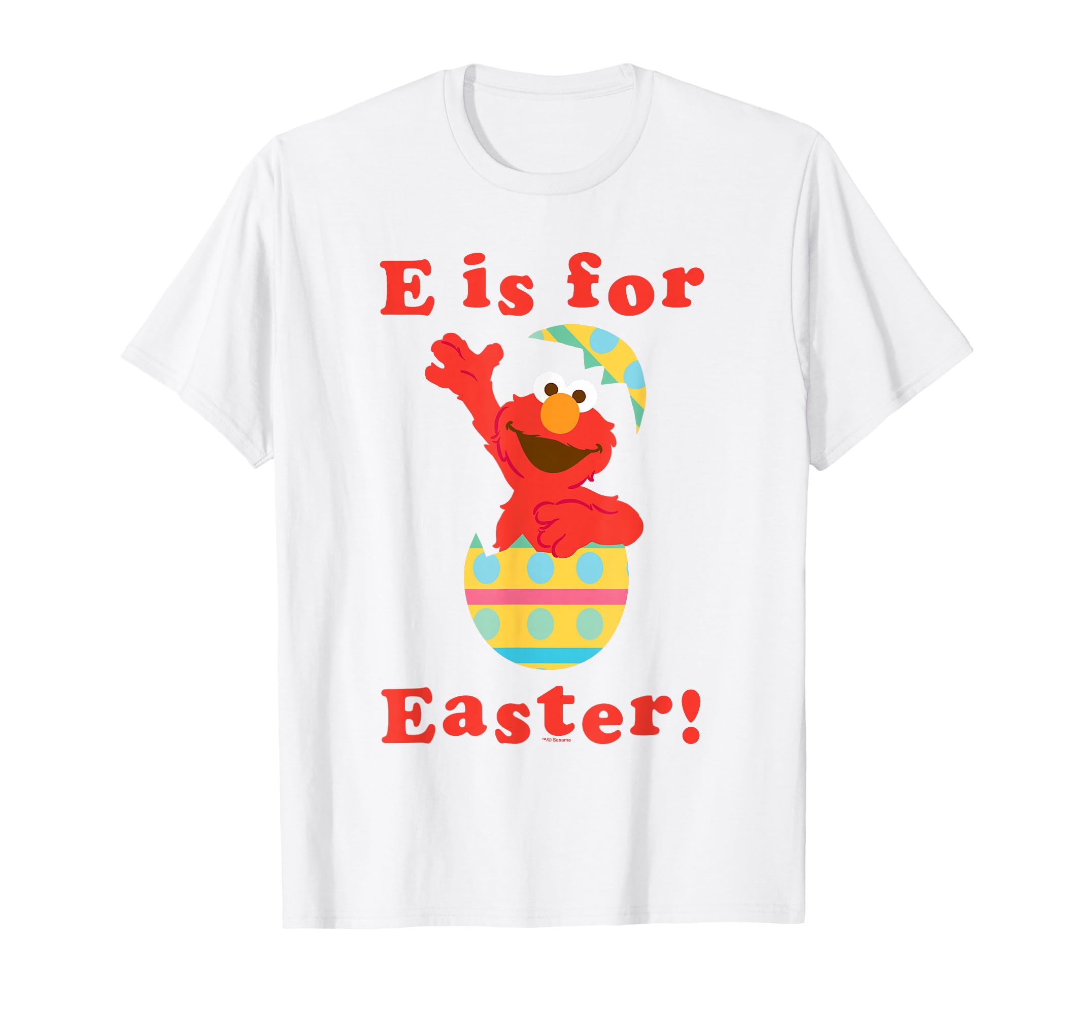 T-shirt Sesame Street Elmo Easter Egg idéal pour la chasse aux oeufs de Pâques - 2