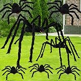 Photo Gallery confezione da 3 ragni giganti di halloween, spaventosi ragni di halloween, finti grandi ragni pelosi per decorazioni all aperto di halloween, decorazioni per feste in casa (non incluse) ragnatela Photo Gallery confezione da 3 ragni giganti di halloween, spaventosi ragni di halloween, finti grandi ragni pelosi per decorazioni all aperto di halloween, decorazioni per feste in casa (non incluse) ragnatela