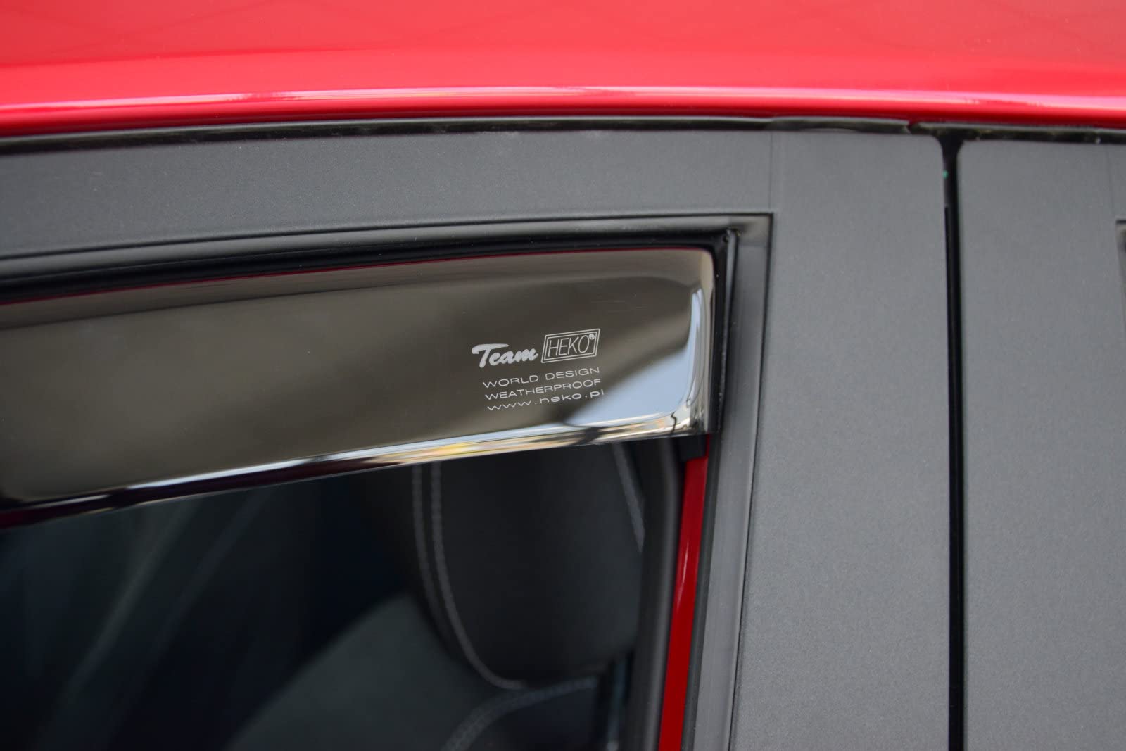 J&J Automotive Heko Déflecteurs d'air et de Vent pour Ford Puma Depuis 2020 2pcs, Teintés, Avant et Arrière, Aérodynamique