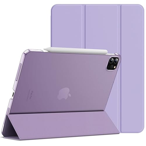 JETech Case for iPad Pro 11-Inch, 2022/2021/2020/2018 Model (4th/3rd/2nd/1st Generation), Compatible with Pencil, Cover Auto Wake/Sleep (Light Purple) - Light Purple