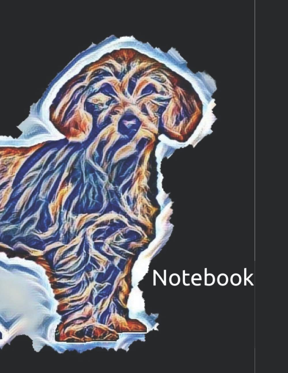 Notebook for Dog (Basset Fauve de Bretagne) : Size 8.5 x 11 inches 100 Pages with lines