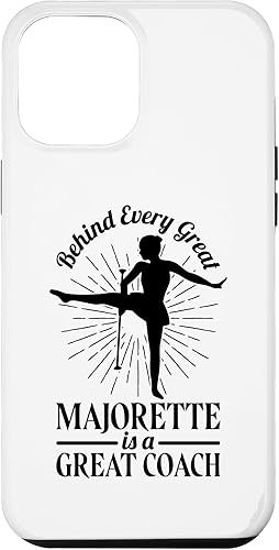 Miniatura 10 de iPhone 13 Pro detrás de cada gran majorette es un gran entrenador, funda de giro Baton