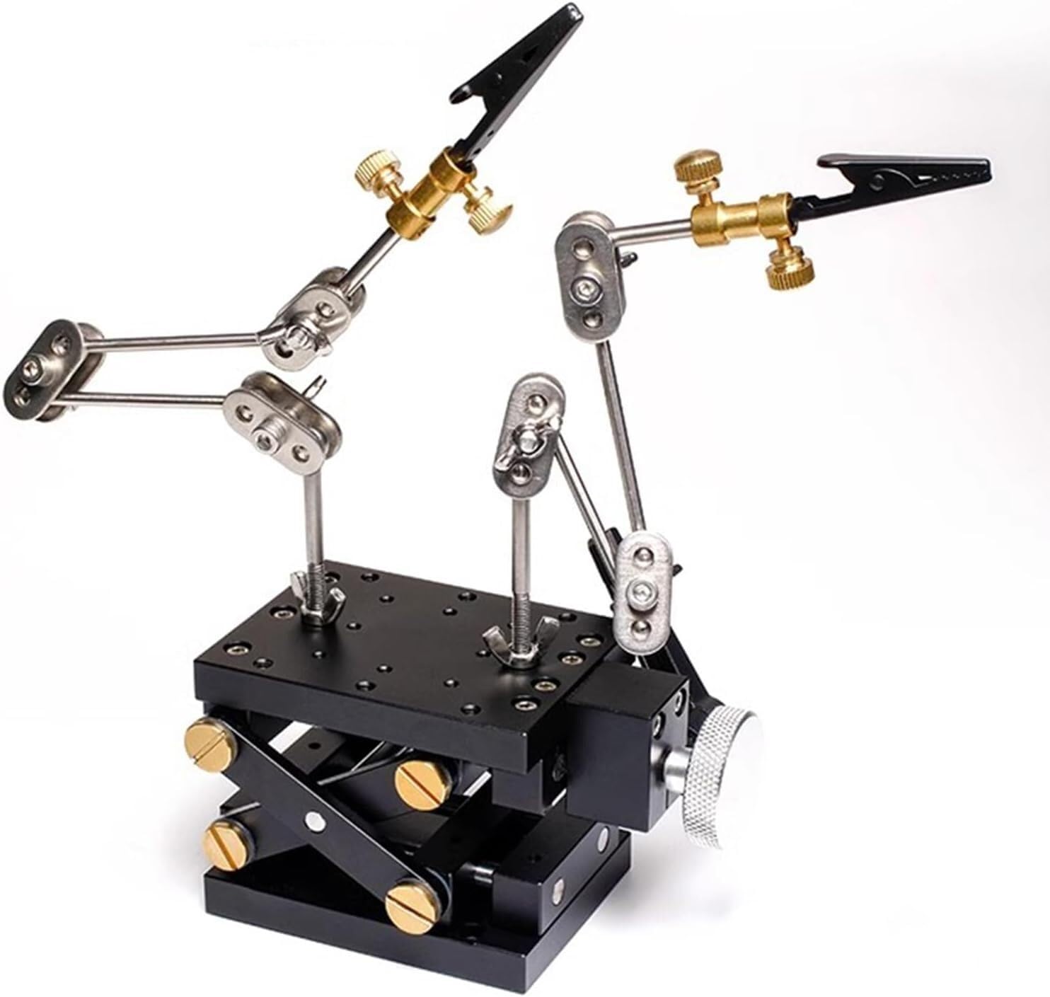 Stop Motion Animation Kit mit doppeltem Edelstahlarm, Armature Rigging System und Hebebasis für kreatives Filmemachen und Modellanimation