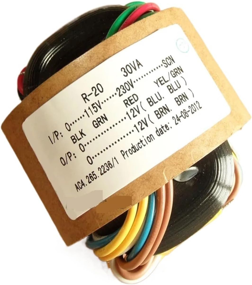 R-Type Transformer 115V 230V 30W R-Core Transformer 12V+12V for Audio Amplifier Preamps AMP DAC R Core