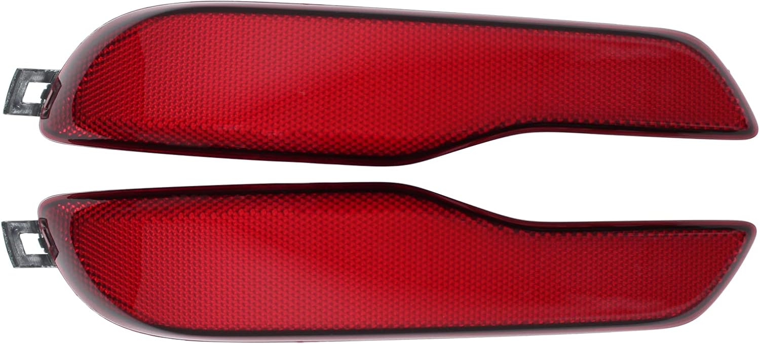 MOTOKU Driver and Passenger Side Rear Bumper Reflector for Jeep Cherokee 2014-2018