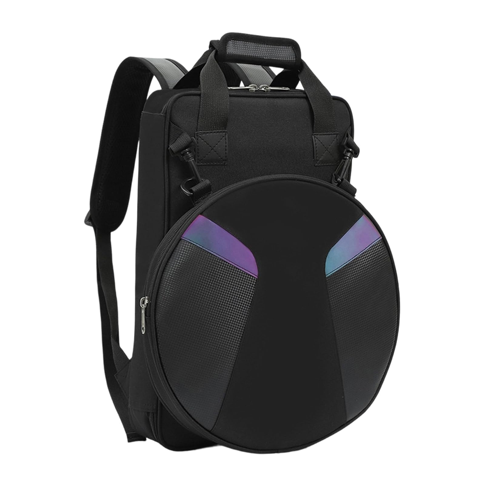 Praktischer 12-Zoll Rucksack für leise Trommeln mit wasserdichtem Design und verstellbarem Schultergurt, geeignet einfachen Tragen einer kompakten Tasche für Trommelausrüstung