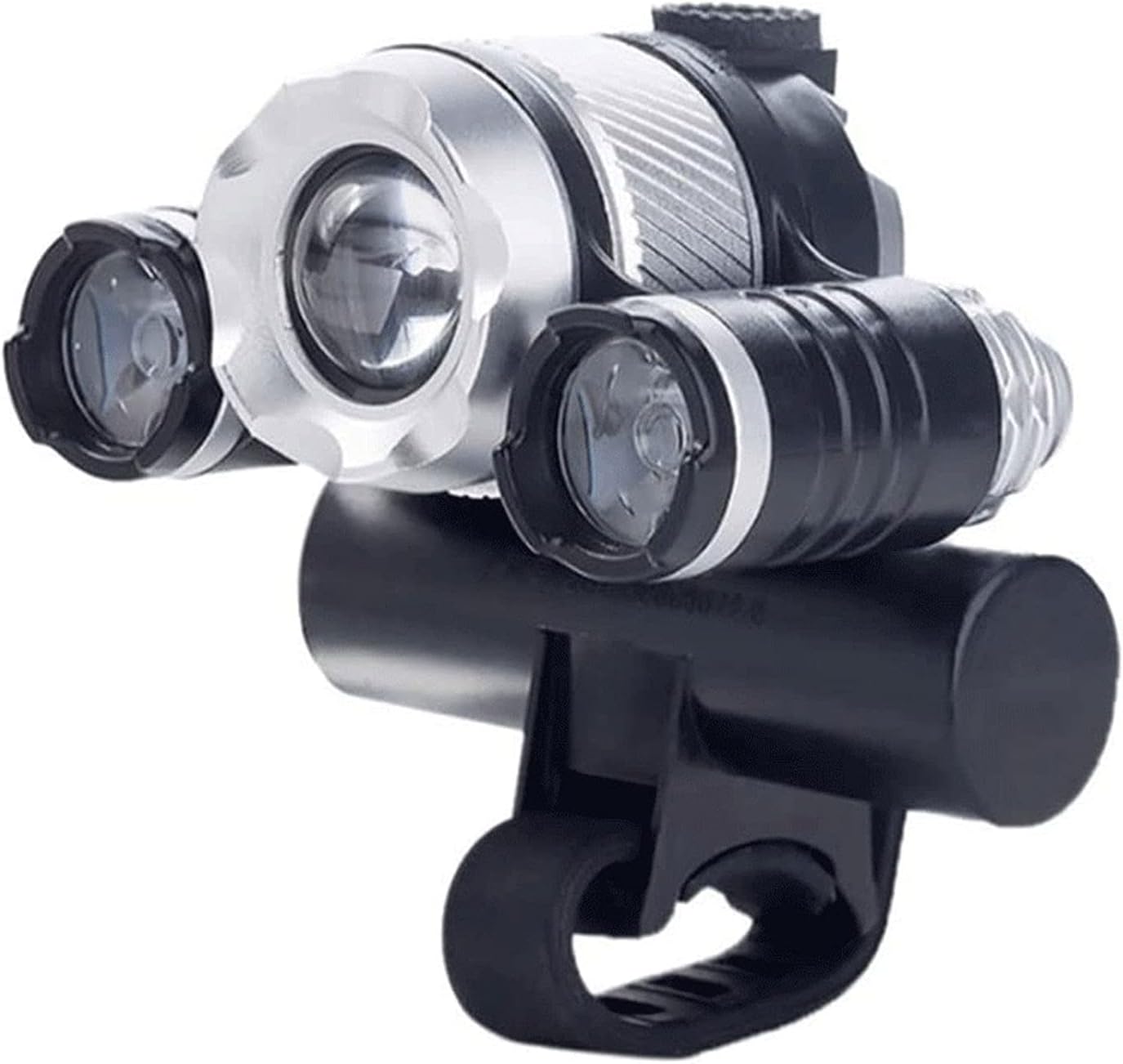 Bike Light, USB Rechargeable Bicycle Cycling Headlight Front Bike Light Mountain Bike Light LED Flashlight with 4 Modes Wider Vision