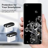 USB Type C Anti Dust Plug 2 Pack USBC Charging Port Cover Plugs Protector Cap with Carry Box Cable Fixer for iPhone 17 Pro Max 17e 16 15 16e for Samsung S26 S25 FE S23 A36 A37 for Google Pixel 10a 9a
