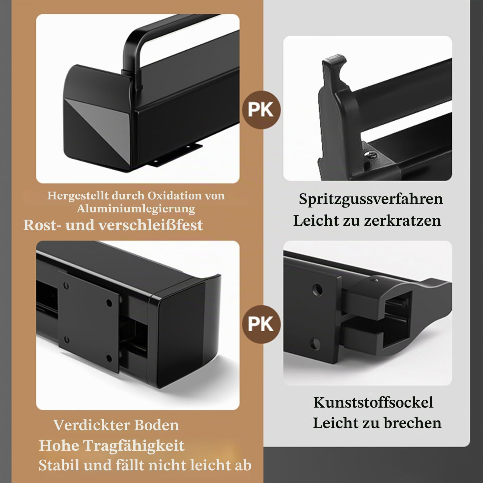 Verstellbarer Kleiderschrank Teleskopstange, Hosenbügel, 525mm