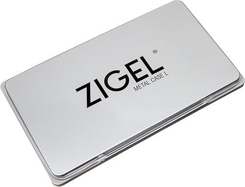 Miniatura 2 de Almohadilla de sello de metal tamaño grande, color negro - Tamaño 3 "x 6" - Elige entre 15 colores de tinta