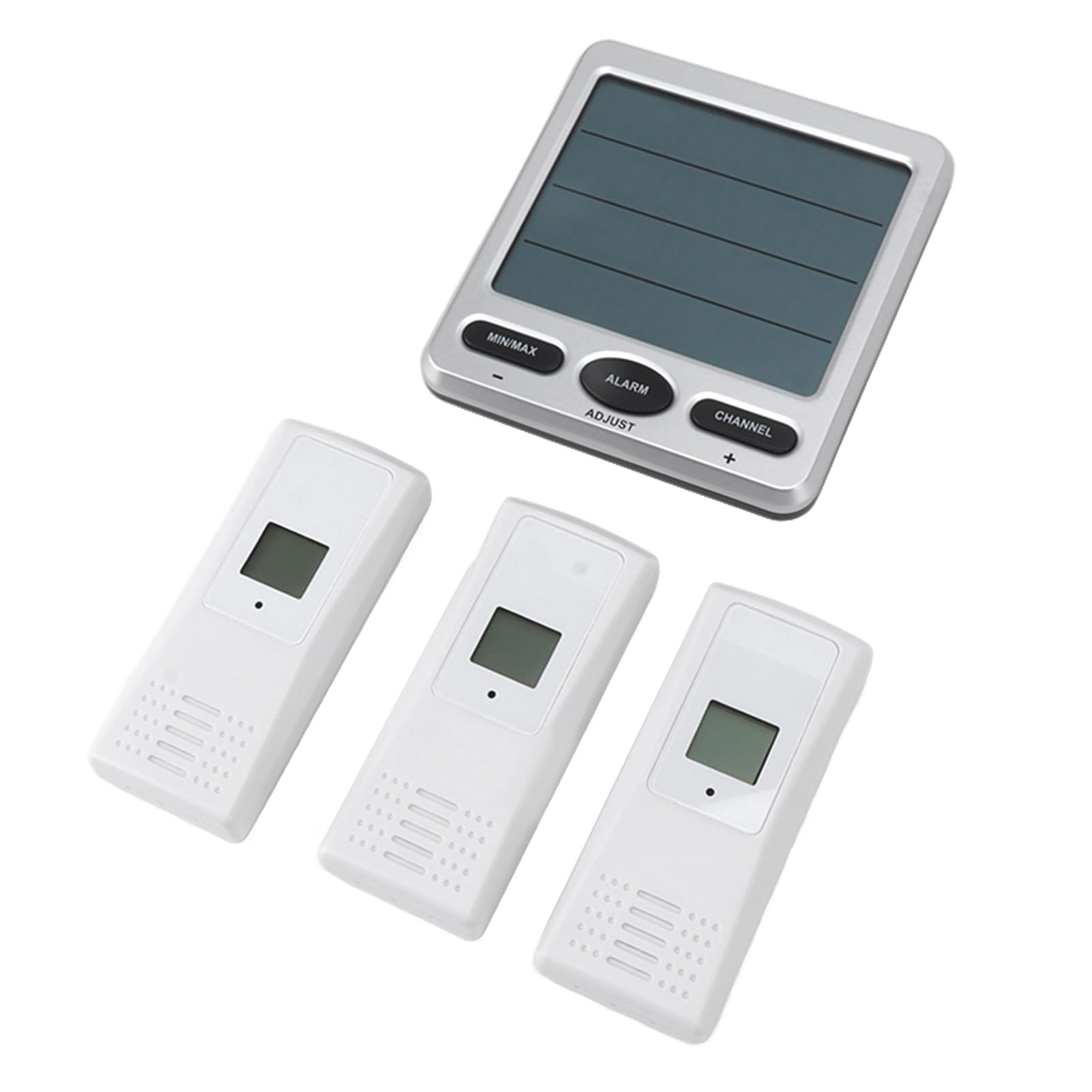 Igrometro per la stanza, termometro, wireless, monitor multifunzione preciso per la casa, la camera dei bambini, ABS, 1 unità