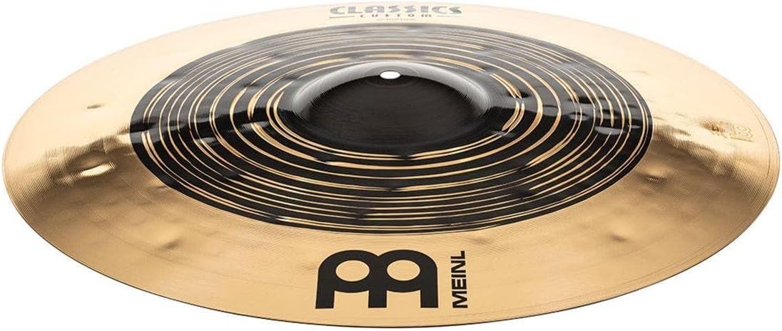 Classics Custom Dual 20" Crash Cymbal for Drum Set, Dark/Brilliant — MADE IN GERMANY — B12 Bronze, 2-YEAR WARRANTY