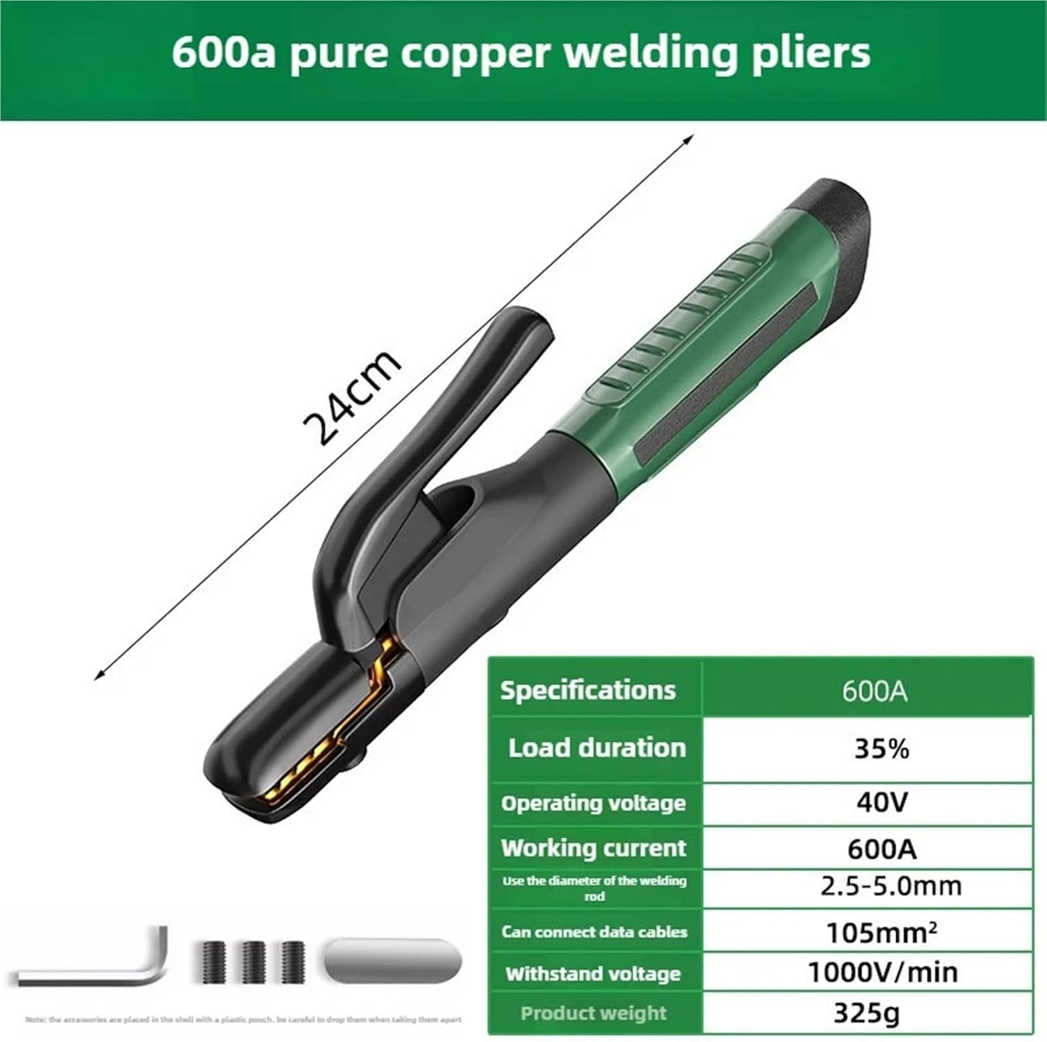 1pcs 600A/800A Electric Welding Pliers, Handle Pliers Welding Electrode Clamp, Anti-drop Pure Copper Heavy Duty Welding Pliers(600A welding pliers)