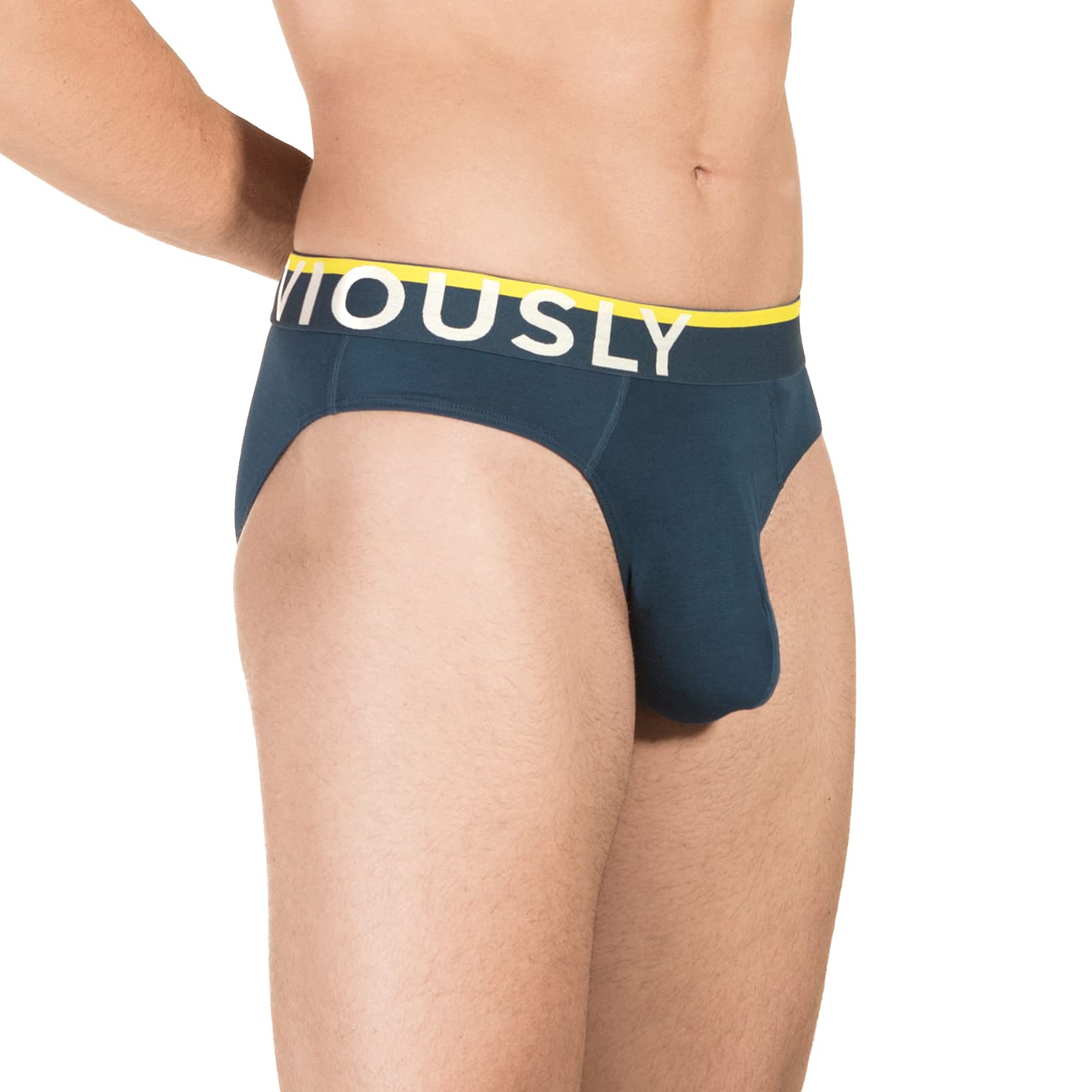 Obviously Men's Nautical Everyman Anatomax Brief Underwear (L/38-40)