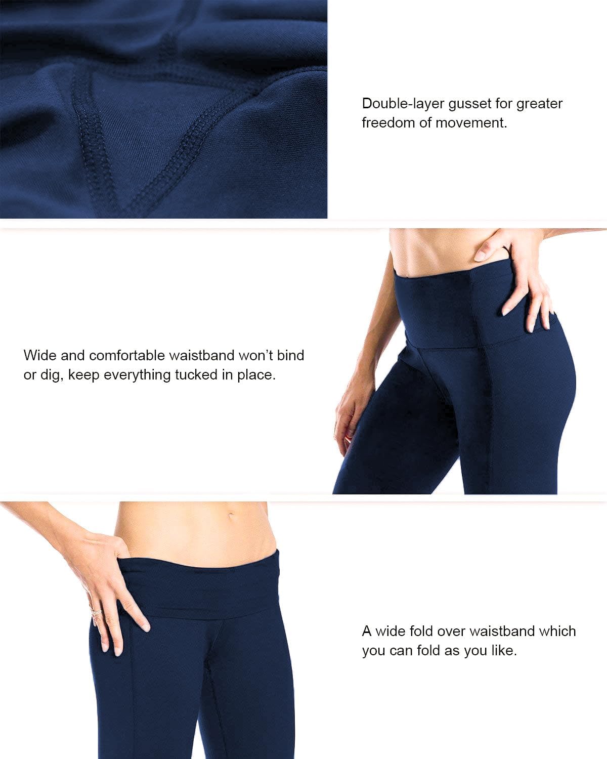 Yogipace Women's Tall High Waisted Extra Long Yoga Leggings,Ankle Length Workout Pants with Pockets,31"/34"/36" Inseam - Image 4