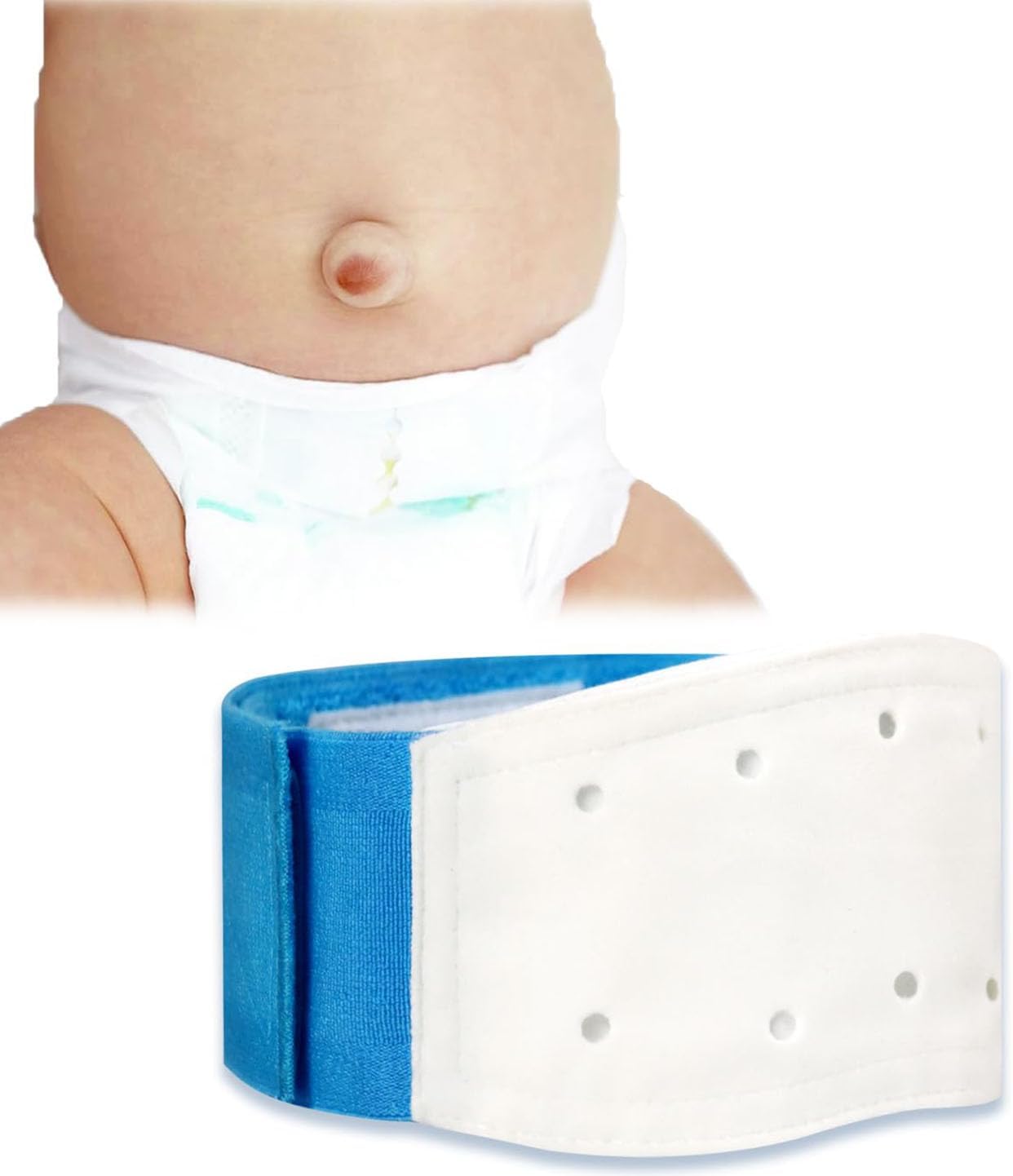 Baby Belly Band Umbilical Hernia Belt, Belly Button Band Navel Truss Wrap for Newborn/Infant, Child Belly Band Infant Abdominal Binder