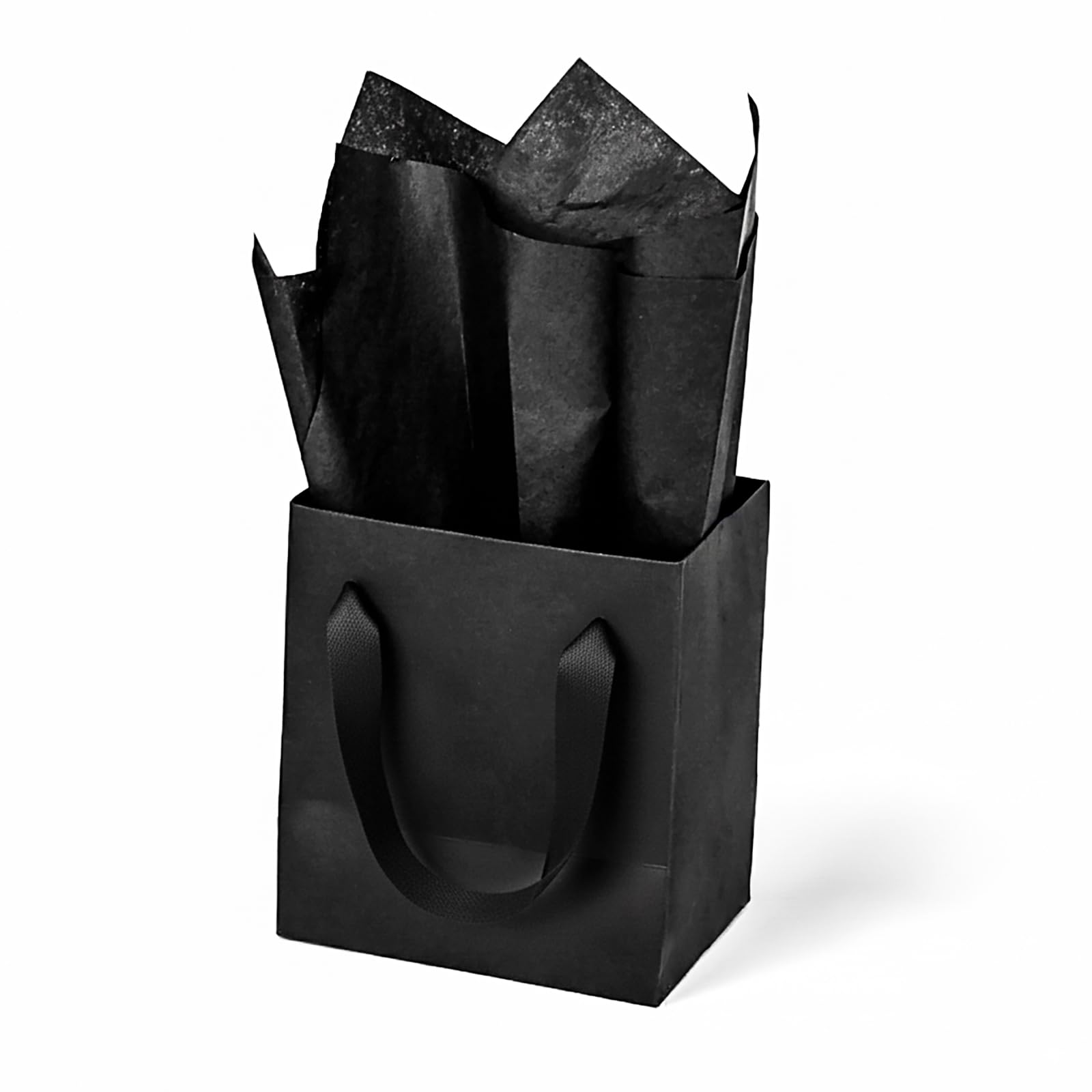 Papertide Black Gift Bags 4×3×5,6 Pack — image 1