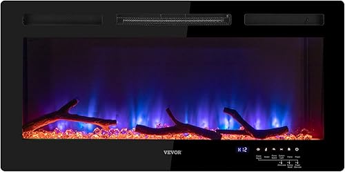 Miniatura 9 de VEVOR Chimenea eléctrica chimenea empotrada y montada en la pared de 36 pulgadas apta para pernos de 2 x 4 y 2 x 6 colores de llama ajustables y