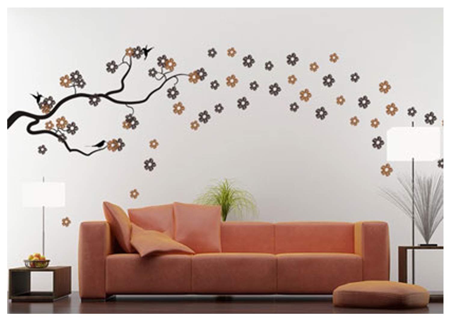 YMS Splitted Flowers Reusable DIY Wall Stencils for Home Wall Decor (PVC, 24-inch X 40-inch) (B082VDC9QC) Amazon Price History, Amazon Price Tracker