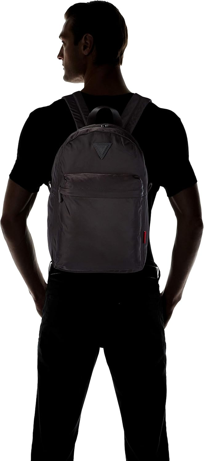 GUESS Men's Smart Backpack, Black, One Size