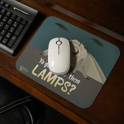Miniatura 2 de Moth Lamp Meme - Alfombrilla de mouse delgada de perfil bajo