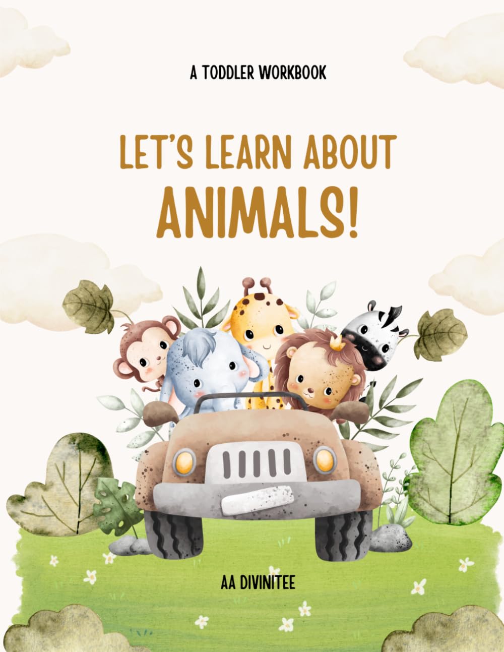 Animal Toddler Workbook: Fun tracing, Matching, Counting & Learning Activities for Toddlers Ages 2-4 (Toddler Worksheets)