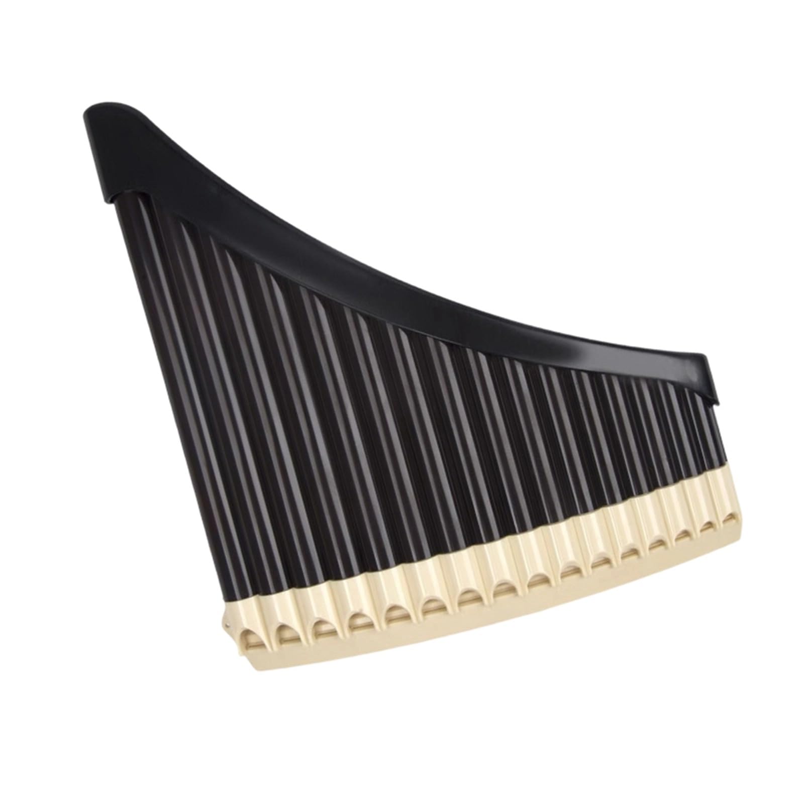Flauti Pan Professionali Flauto Di Pan Curvo Marrone Beige Realizzato In Resina ABS Con Tubo Flessibile Scorrevole