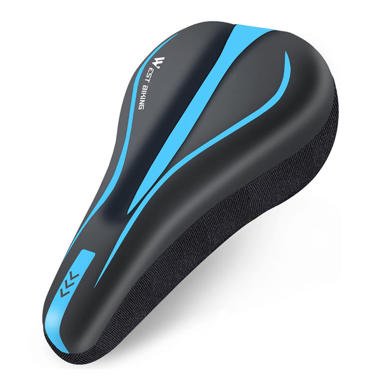Comodo Sedile per Bici Morbido in Memory Foam e Gel per Uomo Donna Sella per Bici di Ricambio Compatibile con Peloton Electric Indoor Cyclette per Bici da Strada,Blue