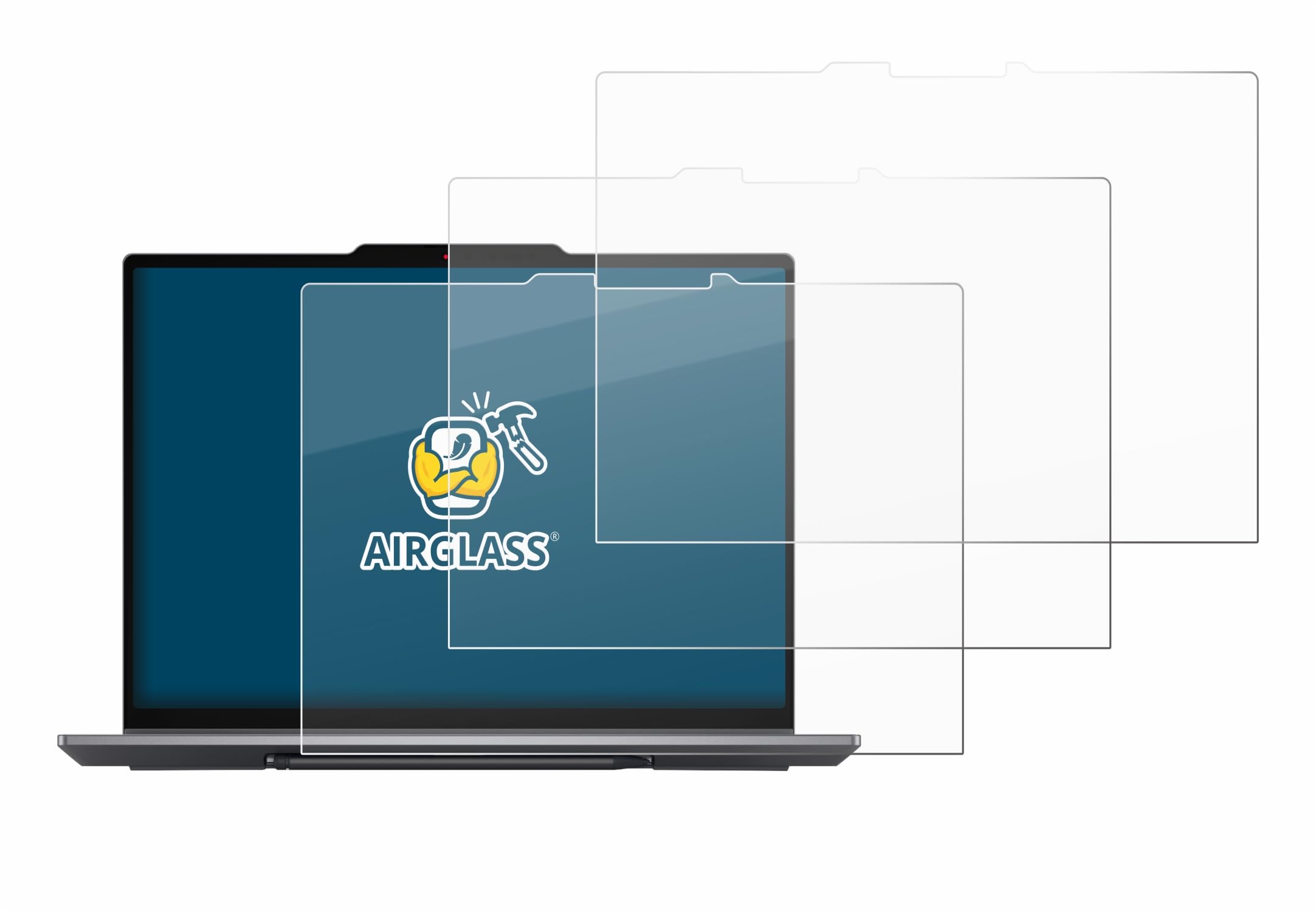 brotect Pellicola Protettiva Vetro per Lenovo ThinkPad X1 2-in-1 Gen 11 Aura Edition Protezione Schermo (3 Pezzi) [Durezza Estrema 9H, Chiaro]