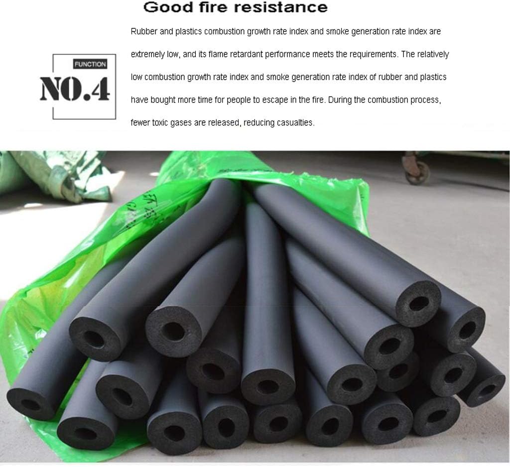Foam Insulation Lagging 15-20mm Wall Thick Thickness Foam Protection Wrap Pipe Insulation Foam Pack of 10 Foam Grip Tubing (Color : 48x20mm) (43x20mm)