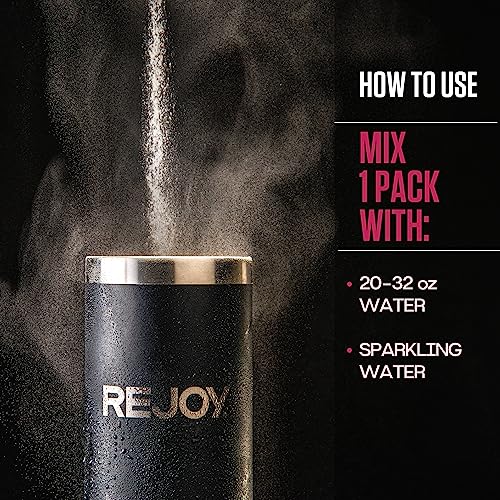 Rejoy Sugar Free Electrolytes Powder Packets - Keto Paleo Hydration Supplement Drink Mix, Organic Ingredients, 1000 Mg Electrolytes, (9 Count) (Variety Pack) #TOP4