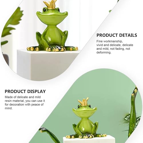 Miniatura 2 de LIFKOME Estatuas al aire libre, 1 pieza, figuras de decoración de mascotas armario de maceta para decoración de estantes de cuentos, adorno hecho a