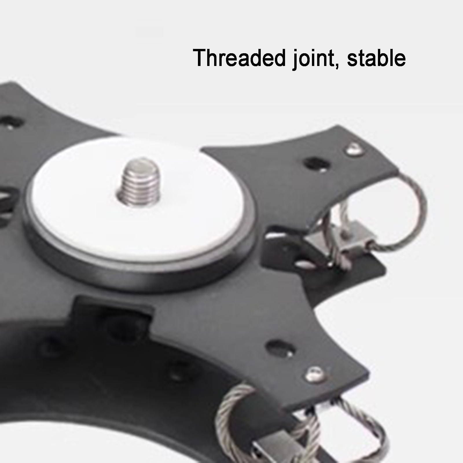 Uchwyt z drutu izolującego wibracje, ręczny stabilizator gimbal, izolator kablowy z drutem ze stali nierdzewnej, nośność do 8,8 kg, do 3-osiowych kamer i gimbali