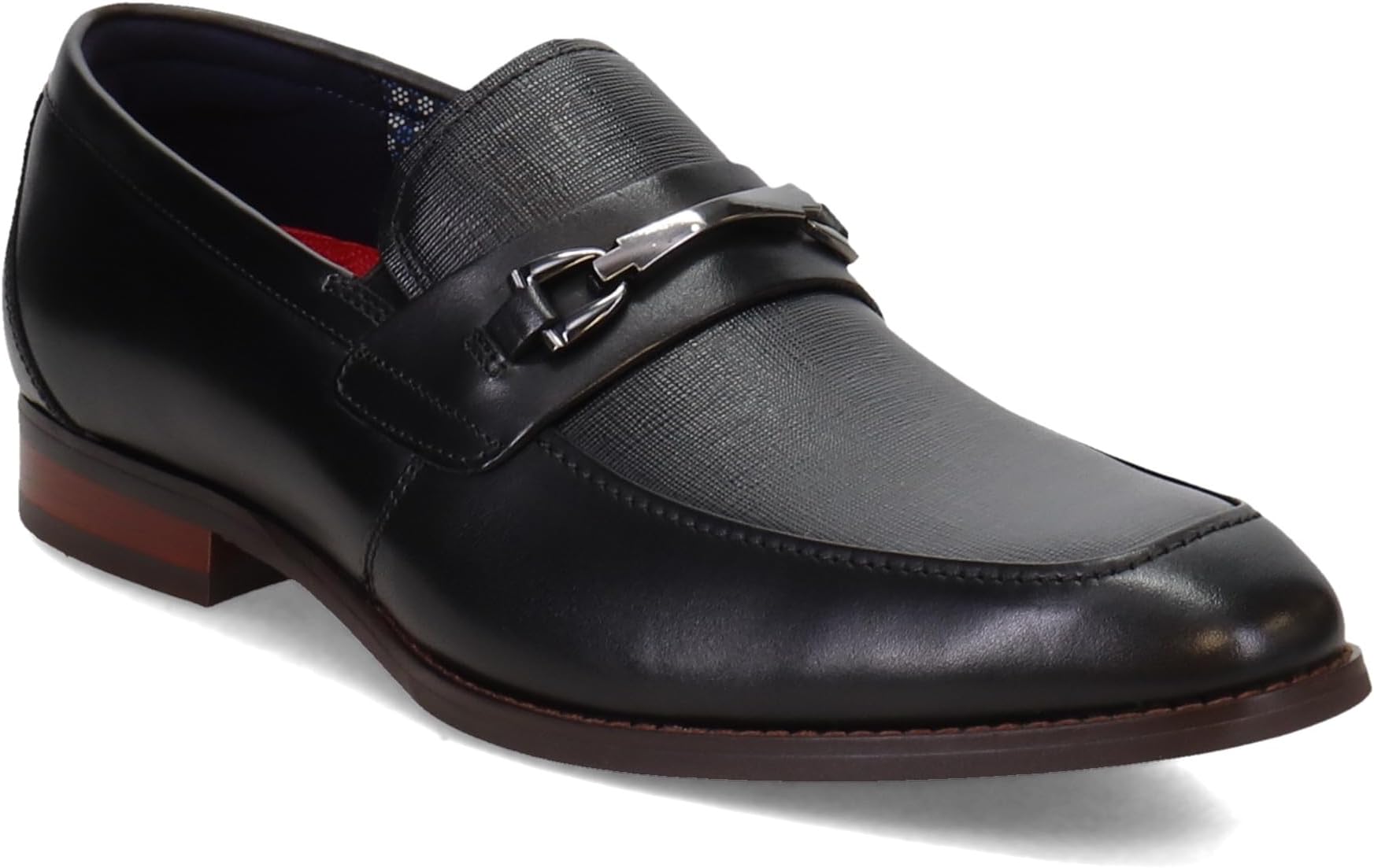 black men's slip on dress shoes