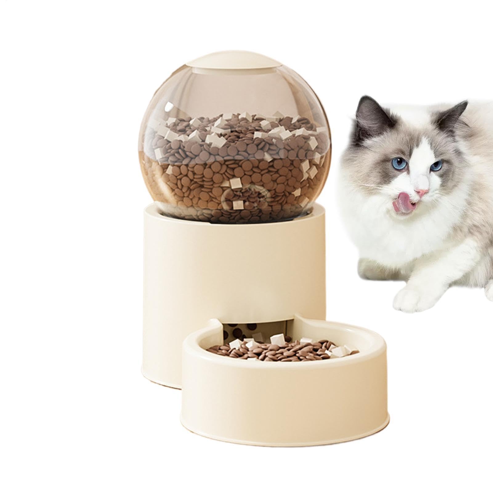 Distributeur automatique de nourriture chat résout la faim pendant vos absences