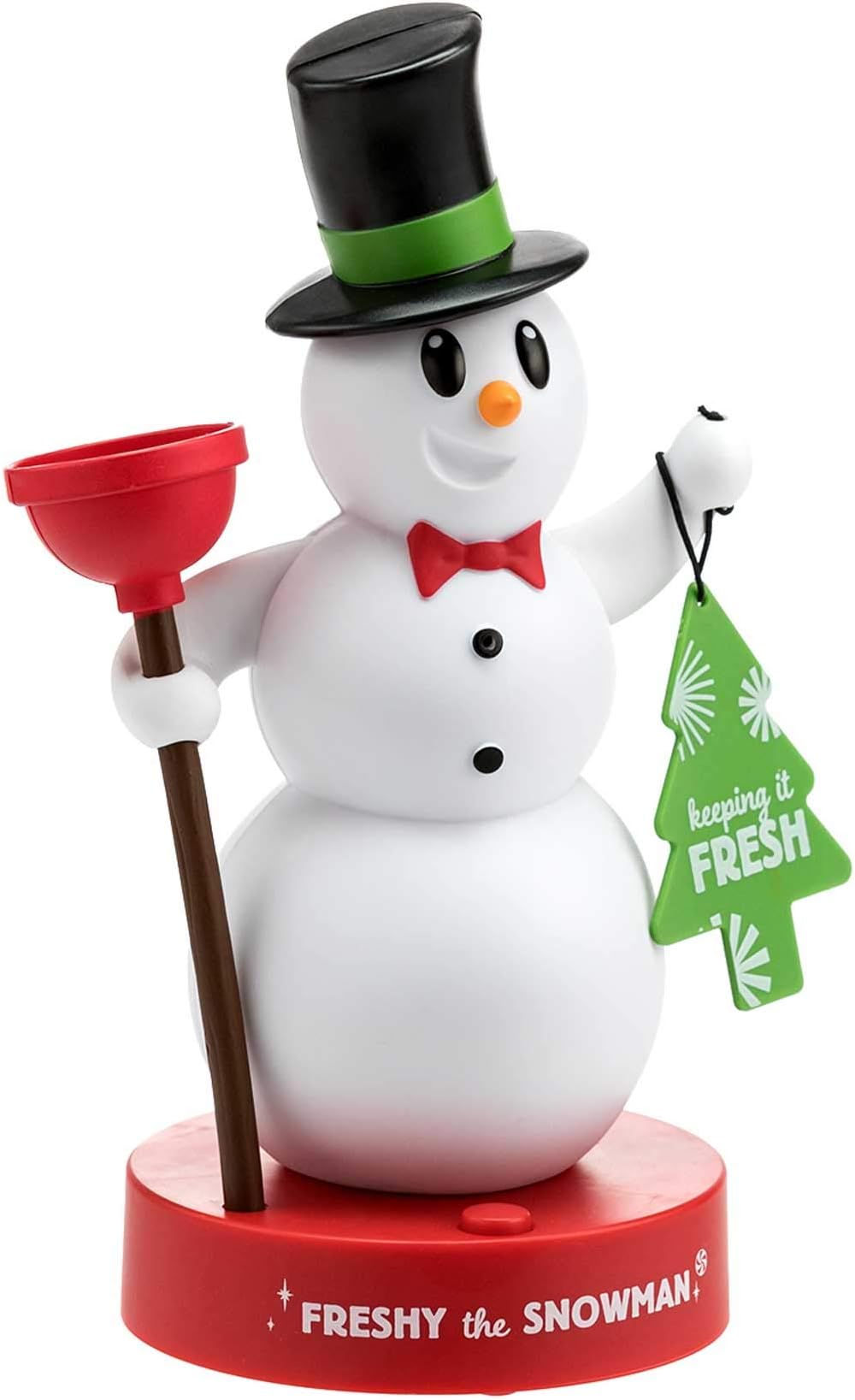 Hallmark Freshy The Snowman, Motion Activated Figurine, Talks When You Enter The Bathroom