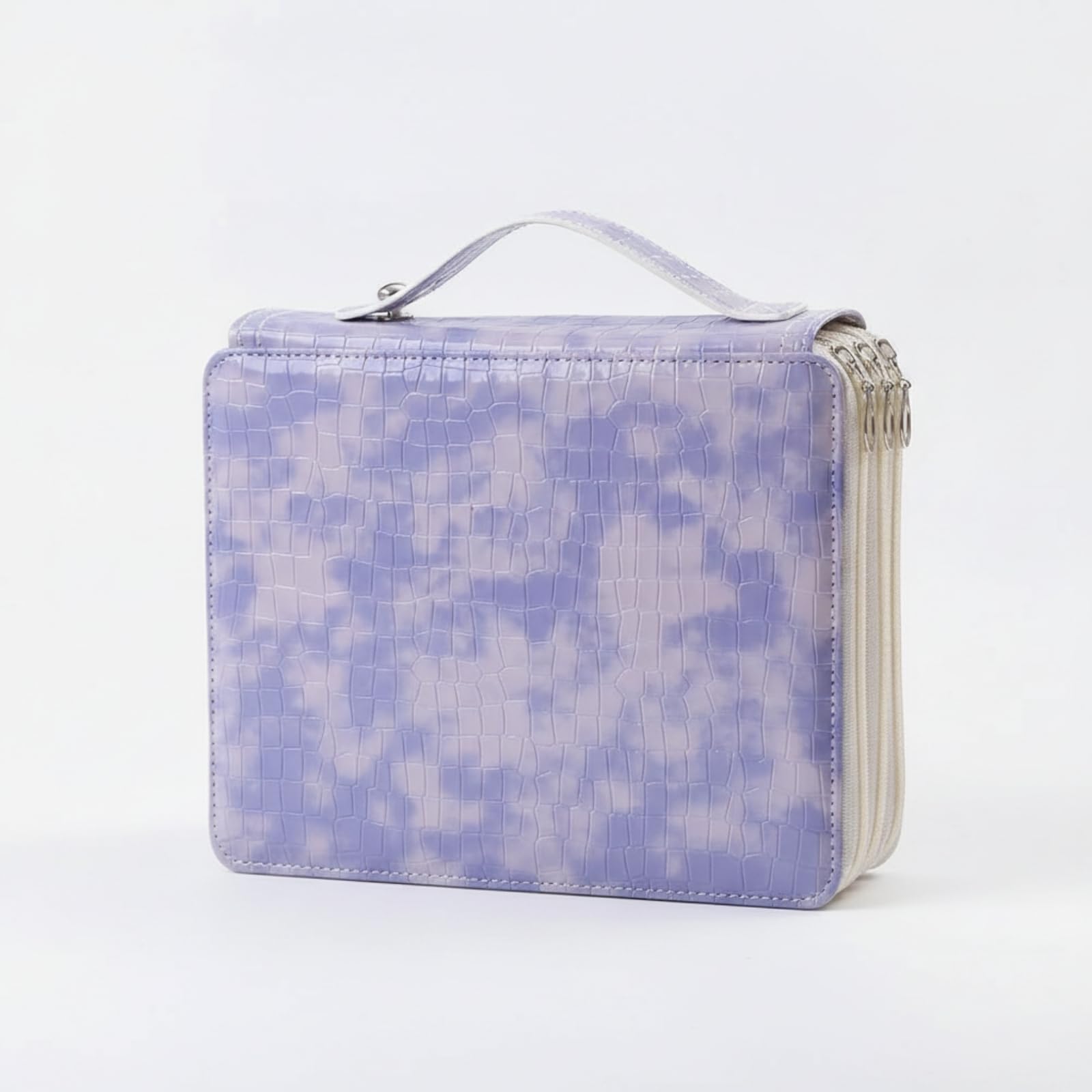 Estuche con Asa Amplio | Portátil, Resisn, Estuche con Compartimentos, para Escuela, Artistas, Dibujans