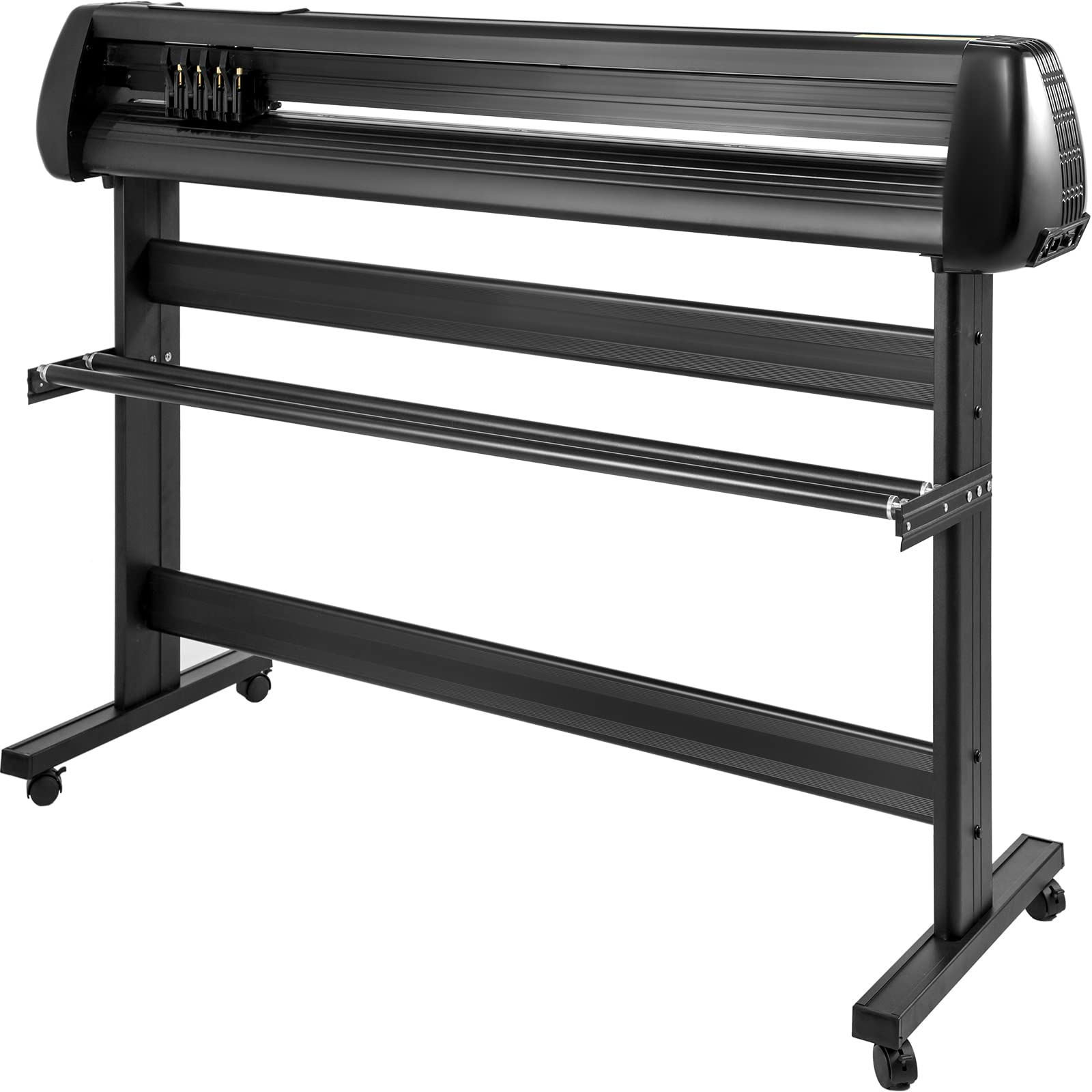 VEVOR Vinyl Schneidegerät 135 cm Max. Papierzufuhr Vinyl Schneideplotter, Manual Vinyl Drucker Plotter Schneidegerät mit Bodenständer Vinyl Plotter Einstellbare Kraft Drehzahl für Sign Herstellung