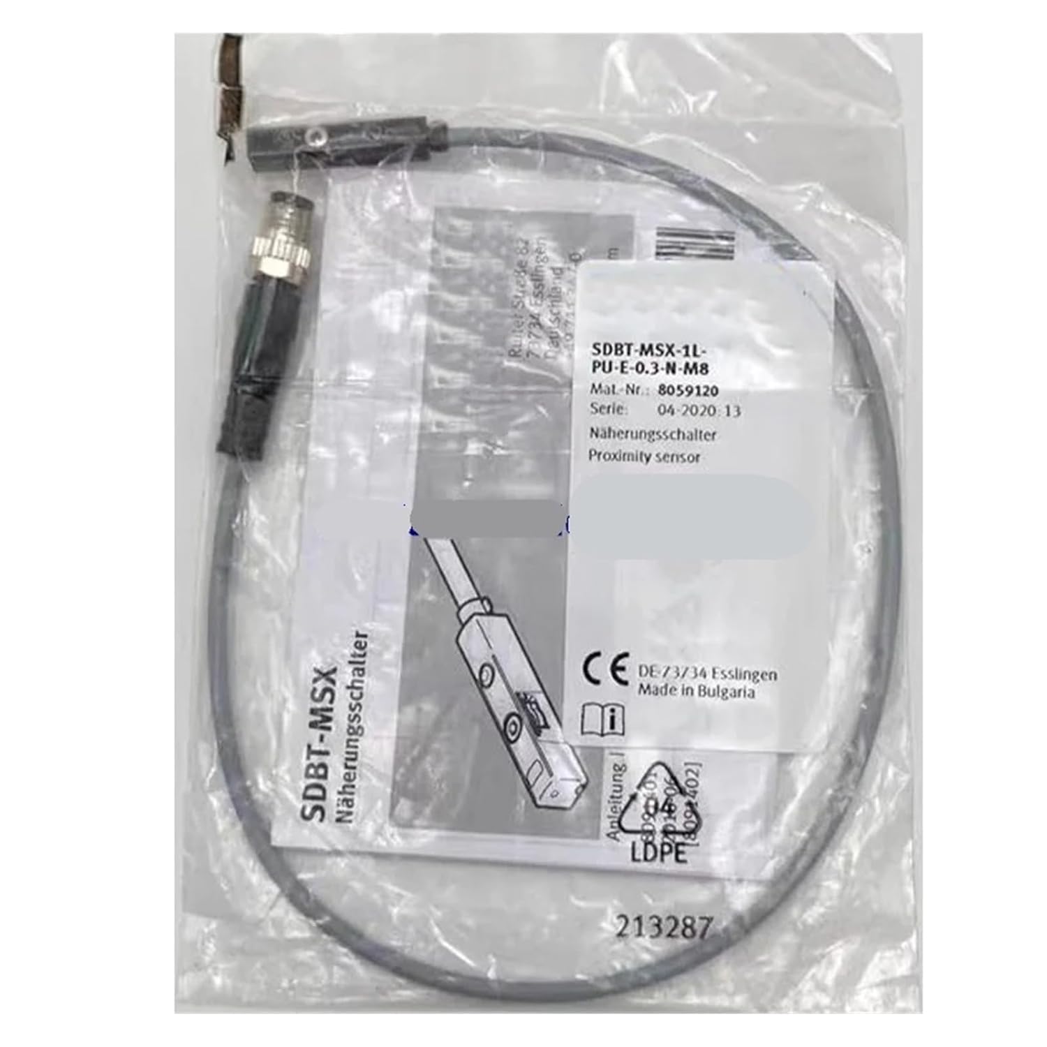 1pcs Proximity Switch SDBT-MSX-1L-PU-E-0.3-N-M8 8059120