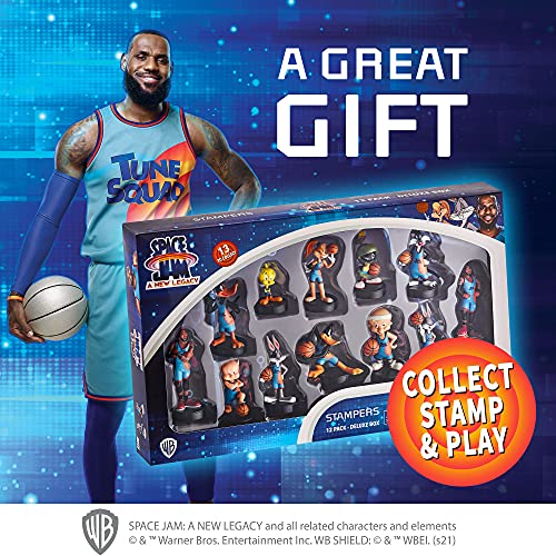 P.m.i. Space Jam Kids’ Stamps | Collect All 13 Looney Tunes Toys And Basketball Player Figures | Small Toys From Space Jam: A New Legacy | Space Jam Party Supplies | Made #TOP2
