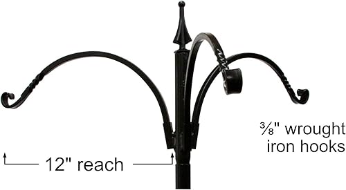 Miniatura 9 de Kettle Moraine - Juego de poste decorativo para pájaros Negro