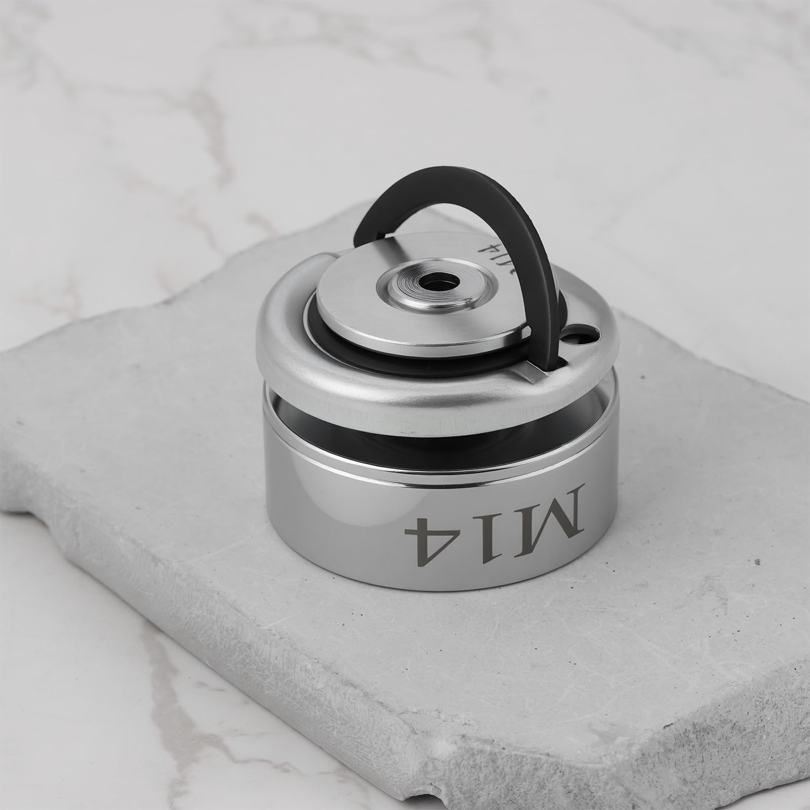 Create idea Adaptateur de Filetage M14 avec écrou à Bride en Acier Carbone Compatible avec Les Meuleuses d'angle X-Lock